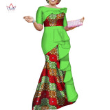 Vestidos African Dresses for Women 2019 Dashiki Elegant Party Dress Plus Size Srapless Traditional African Clothing (3XL-5XL) - African Clothing Online