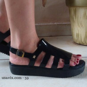 sandalias plataforma melissa