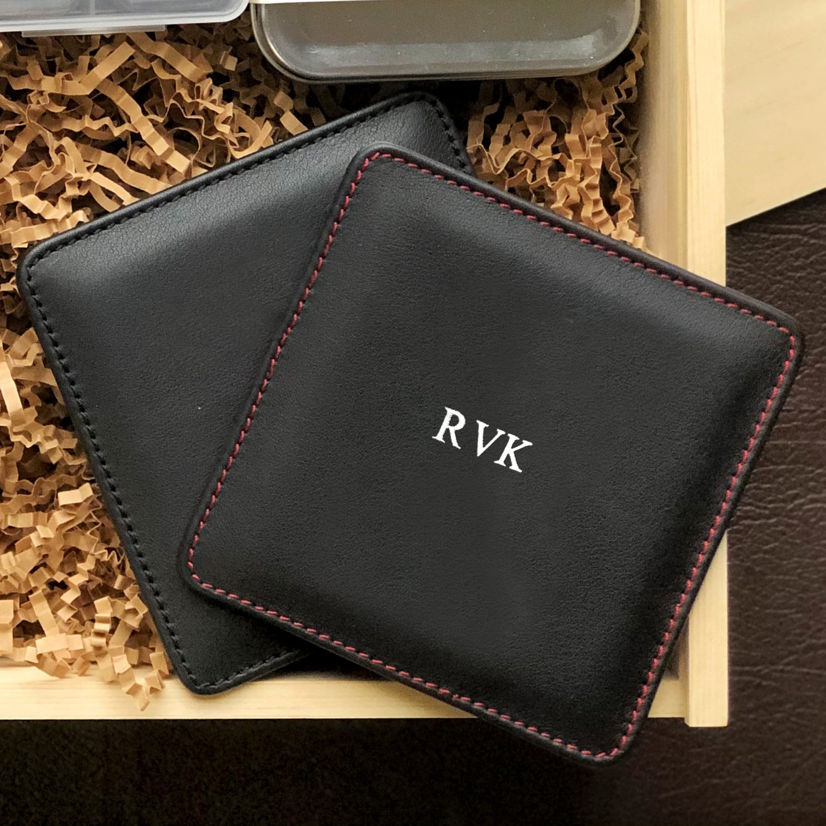 20 Professional Corporate Gifts Idea Under $100 | Leather Coasters
