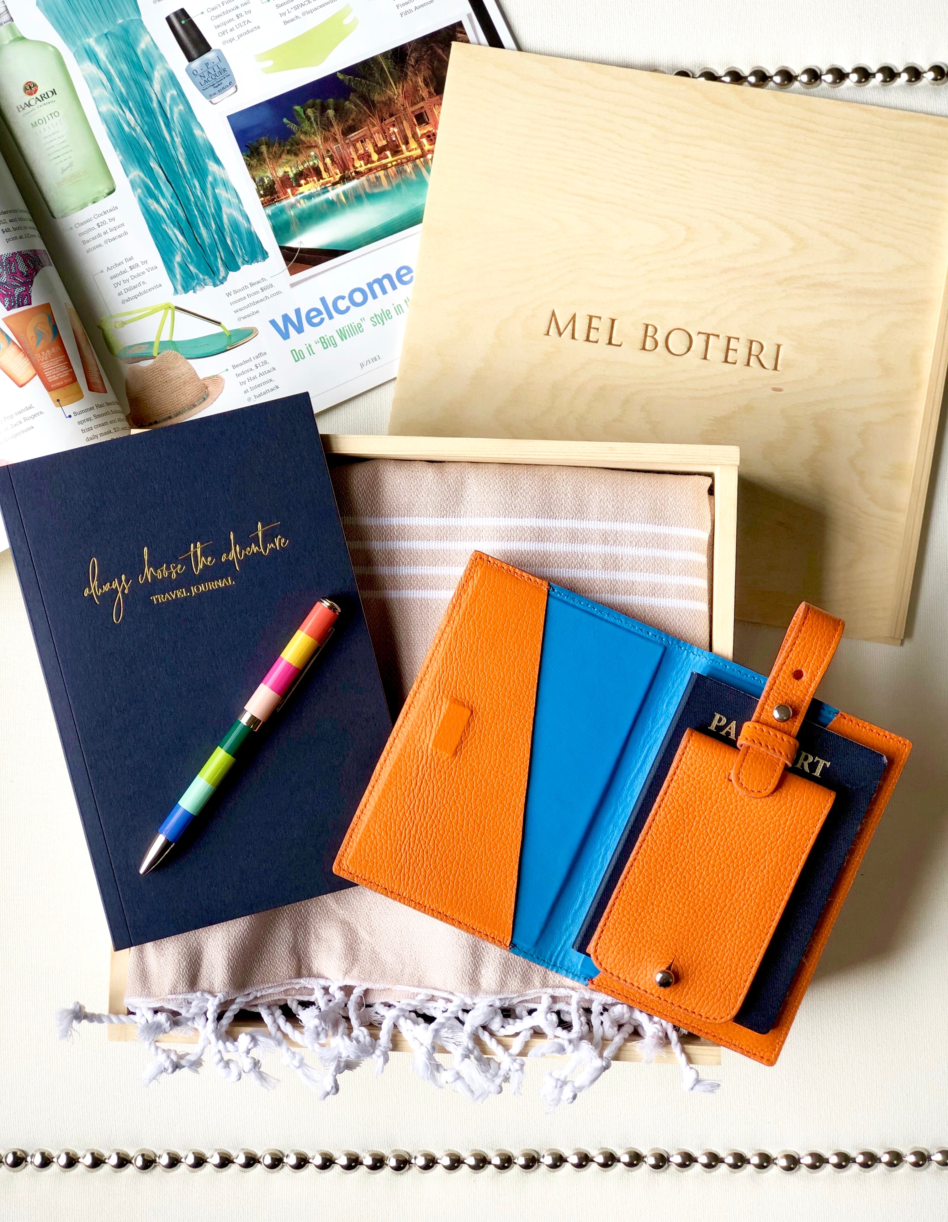 Always Choose The Adventure | Mel Boteri Fashion Group | Holiday 2020 Bespoke Box Gift Sets