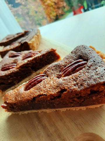 Pecan Pie SuperRoots Cichoreiwortelvezel gezond bakken tegen obstipatie