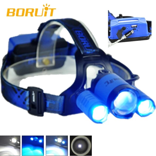 BORUiT-B22-Blue-Light-LED-Headlamp angle.jpg__PID:5edb447c-50f4-4ccd-aeb4-54e8ac89bebd