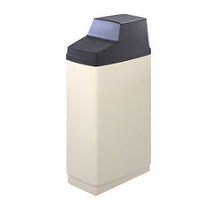 Space saving water softener