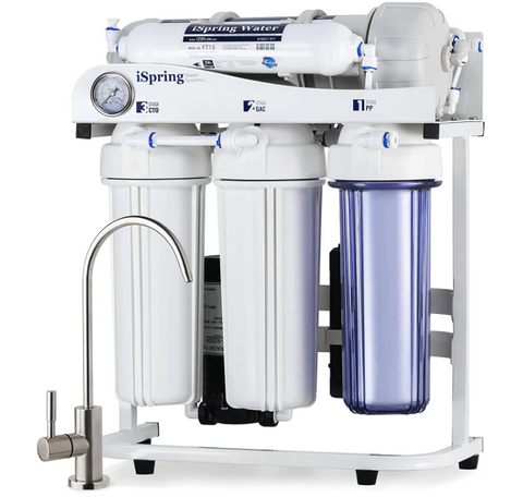 NU Aqua 4-Stage Countertop Reverse Osmosis System with Hot Water