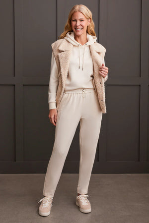 Techno Lux Stretch Combo Fabric Top - Bella Meas