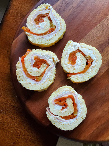 Roasted Red Pepper Savory Roll