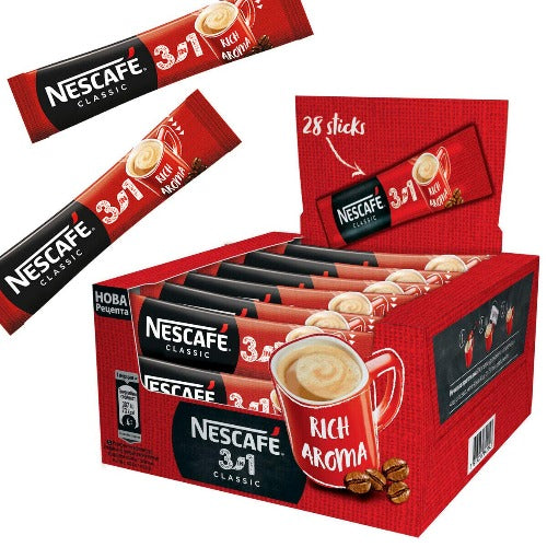 Nescafe 3 in 1 Instant Coffee (Classic) Single Packets 462GR – BalkanFresh