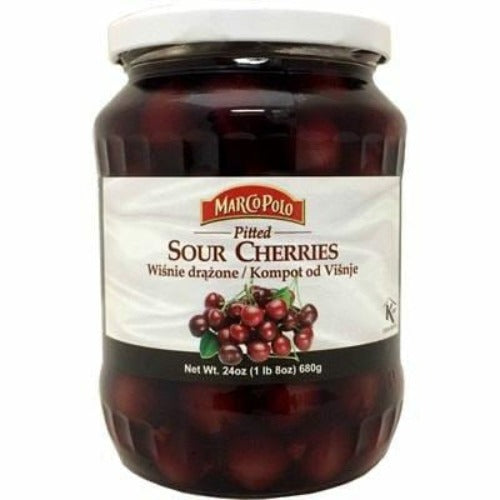 Marco Polo Pitted Sour Cherries 680g – BalkanFresh
