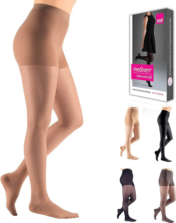 mediven sheer & soft compression tights