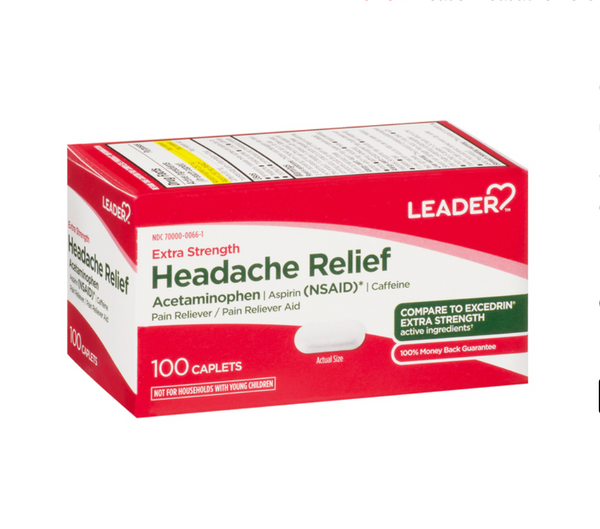 Excedrin Migraine Relief Caplets to Alleviate Migraine Symptoms - 24 count