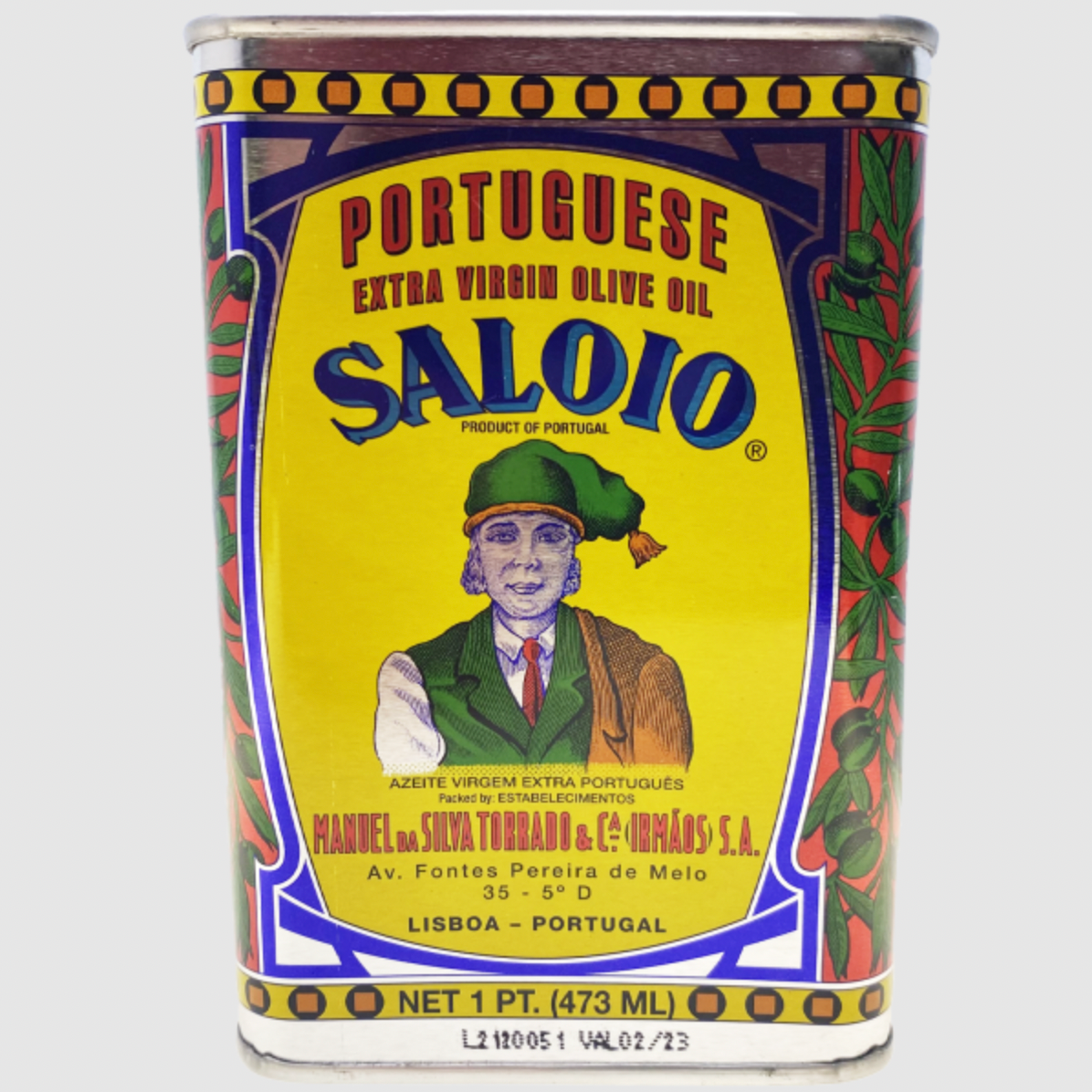 Saloio Portuguese Extra Virgin Olive Oil 473ml Locatel Health