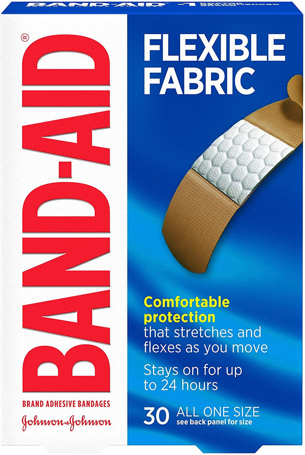 Curad Flex-Fabric Assorted Sizes Bandages, (30 Ct.) - Power