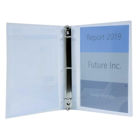 Presentation Display Book Project Folder With Clear Plastic Sleeves Poly  Pocket Portfolio Folio -  UK