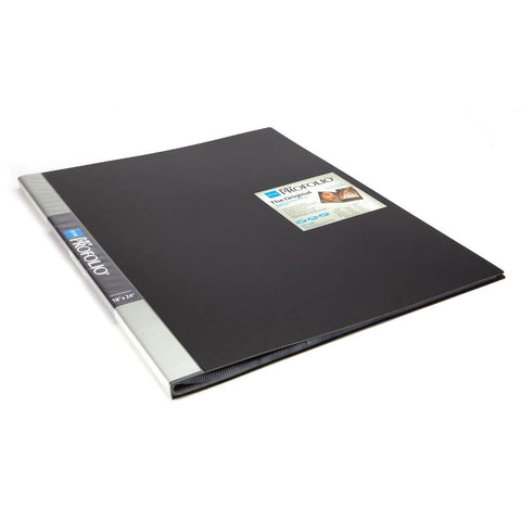 Itoya 18x24 Art Profolio Multi-Ring Refillable Binder, Black