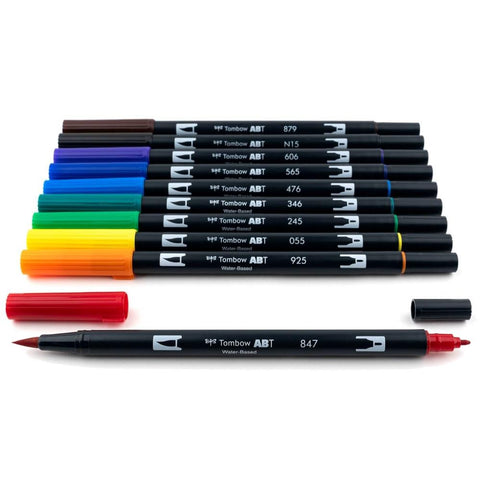 6-Piece Double-Tip Promarker Marker Set in Neutral Colors - Bullet and