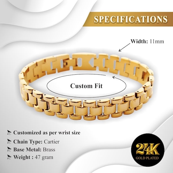 24k Gold Double Dragon Wealth Bracelet