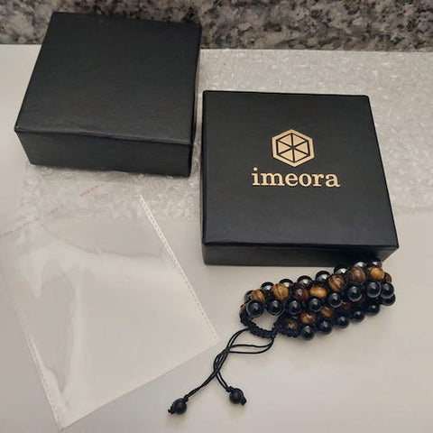 Certified Fearless 8mm Natural Stone Bracelet– Imeora