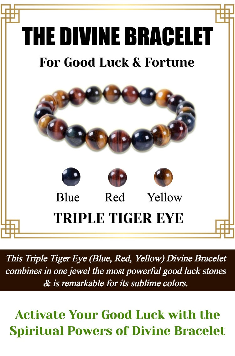 fcity.in - The Divine Bracelet Multicolor Tiger Eye Stone Bracelet / Voguish