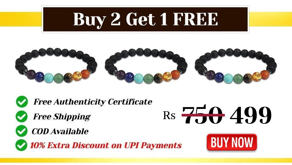 Buy Certified & Energised 7 Chakra Healing Bracelet Online - Know