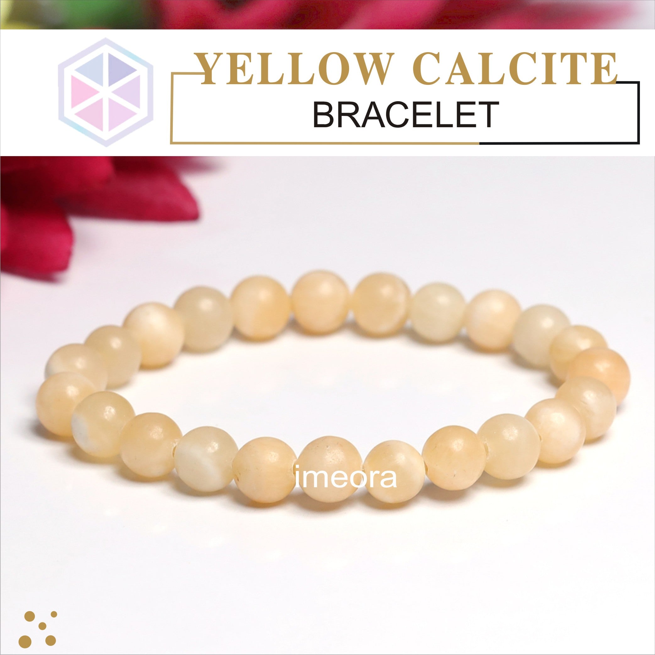 7 Inch Yellow Calcite Energy Healing Beads Stretch Bracelet  Rajendras  Gems World  Gemstone Dealer in New Delhi