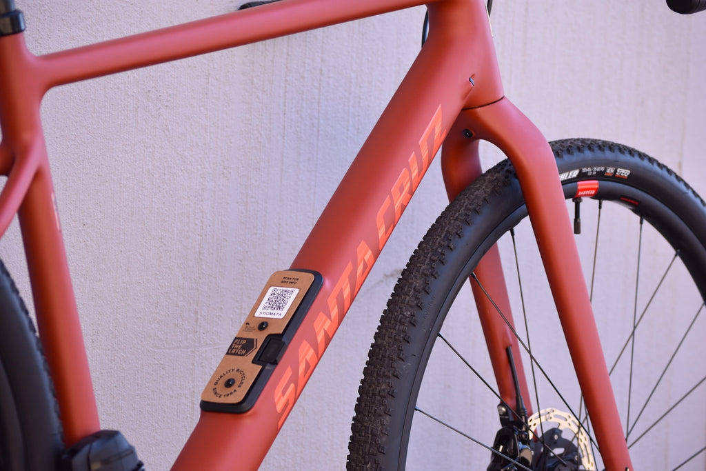 Santa Cruz Stigmata front triangle, brick red