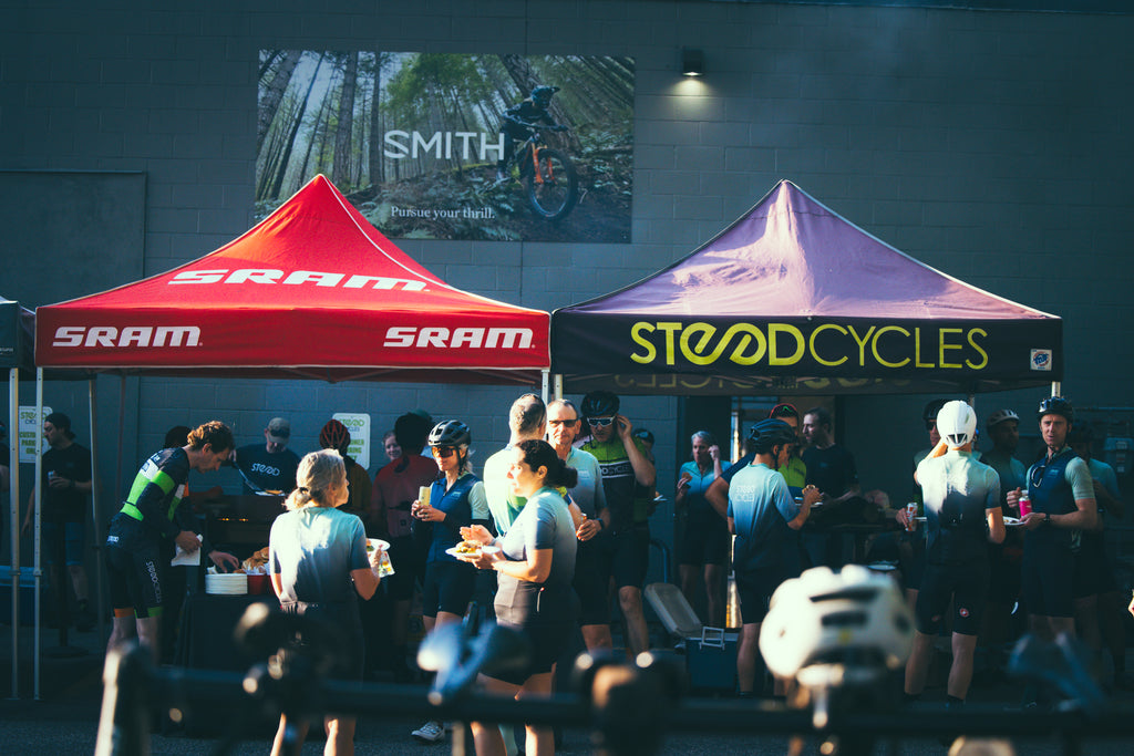 Sram Ride Club BBQ at Steed Cycles