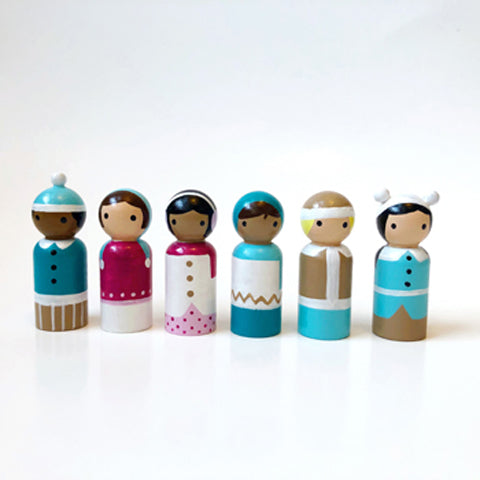Multi-cultural dolls from Tiffany Lee Studios