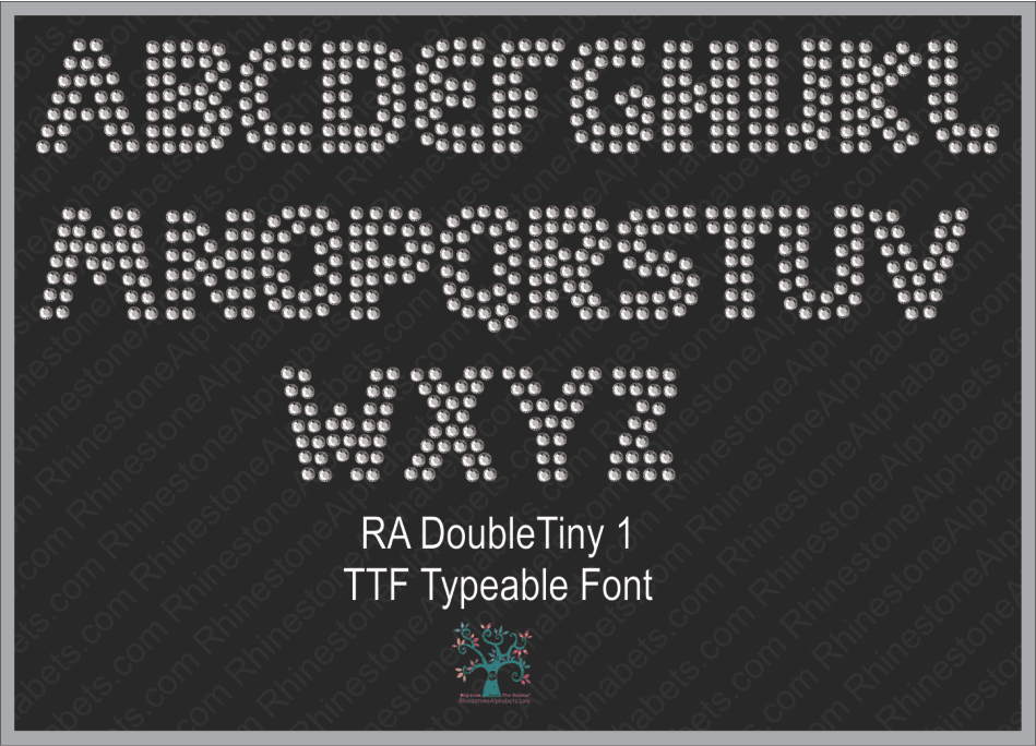 what fonts are good for making rhinestone templates