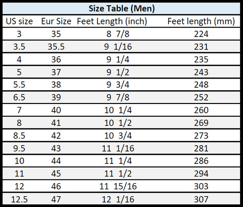 HeroicU Best Mens Low Top Canvas Shoes Size Guide