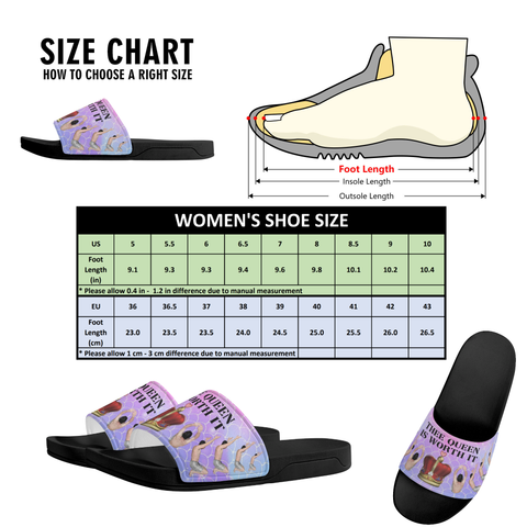 royal-womens-slides-tiny-man-hugs-her-foot-10-men-bow-down-queen-crown-mermaid-unicorn-pattern-size-guide