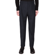 Lemaire One-Pleated Pants (Midnight Blue) | Suspension Point