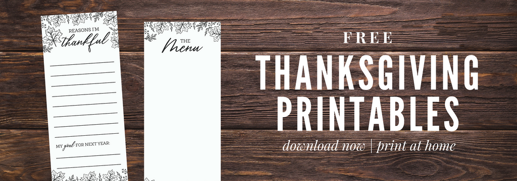 Free Thanksgiving Printables | Instant Download