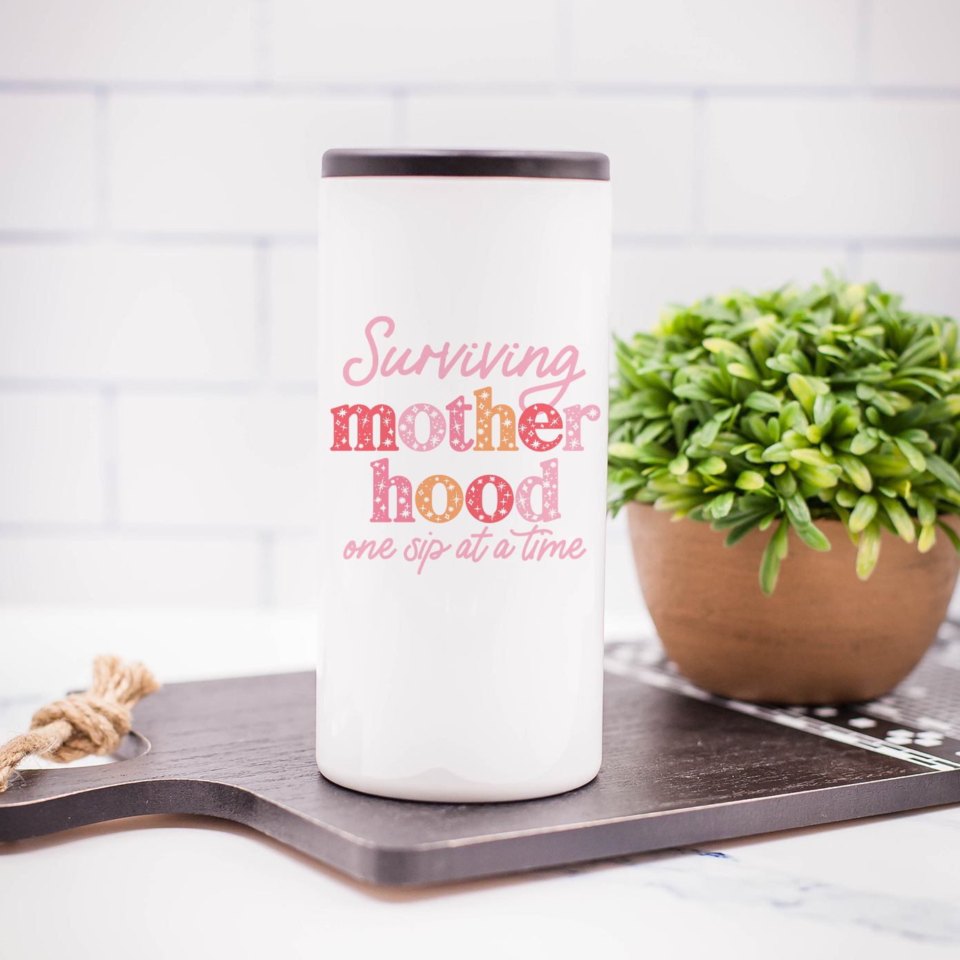 Tired Mom Vibes Mason Jar Coffee Cup, Southern Coffee Mug