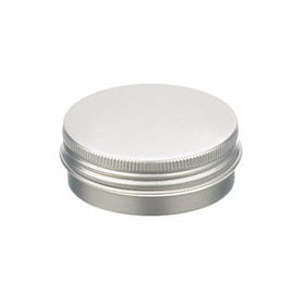 180ML Aluminium Empty Cosmetic Pot Jar Tin Cosmetic Travel Mini Empty  Bottle Jar Round Aluminum Cover Silver Box Screw Lid Craft