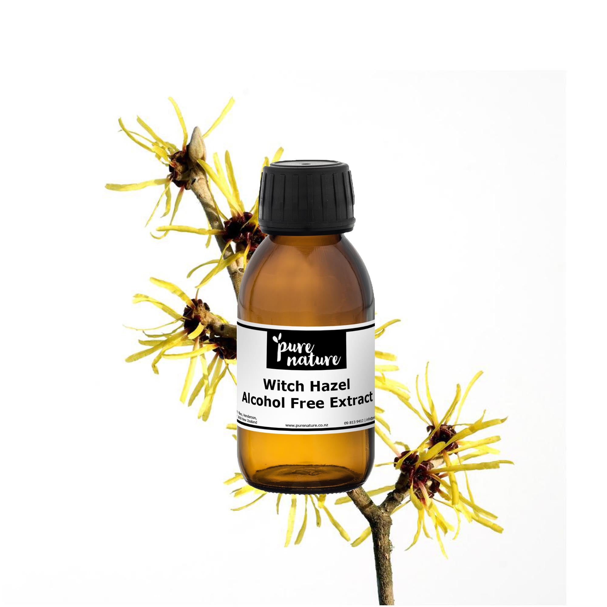 Witch Hazel Extract - Alcohol Free - PureNature NZ