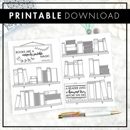 PR108 - Reading Journal - Printable Insert