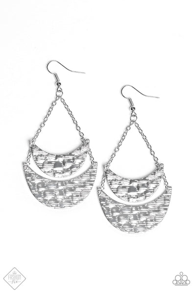 Moon Landings silver earrings - Kristi's Jewelry Box Boutique