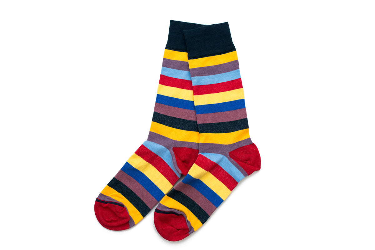 Women's Lines Sock - Color Red – Zicci Socks