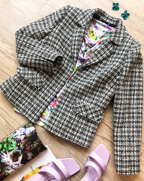 Constance Tweed Jacket & Anderson Jersey Top