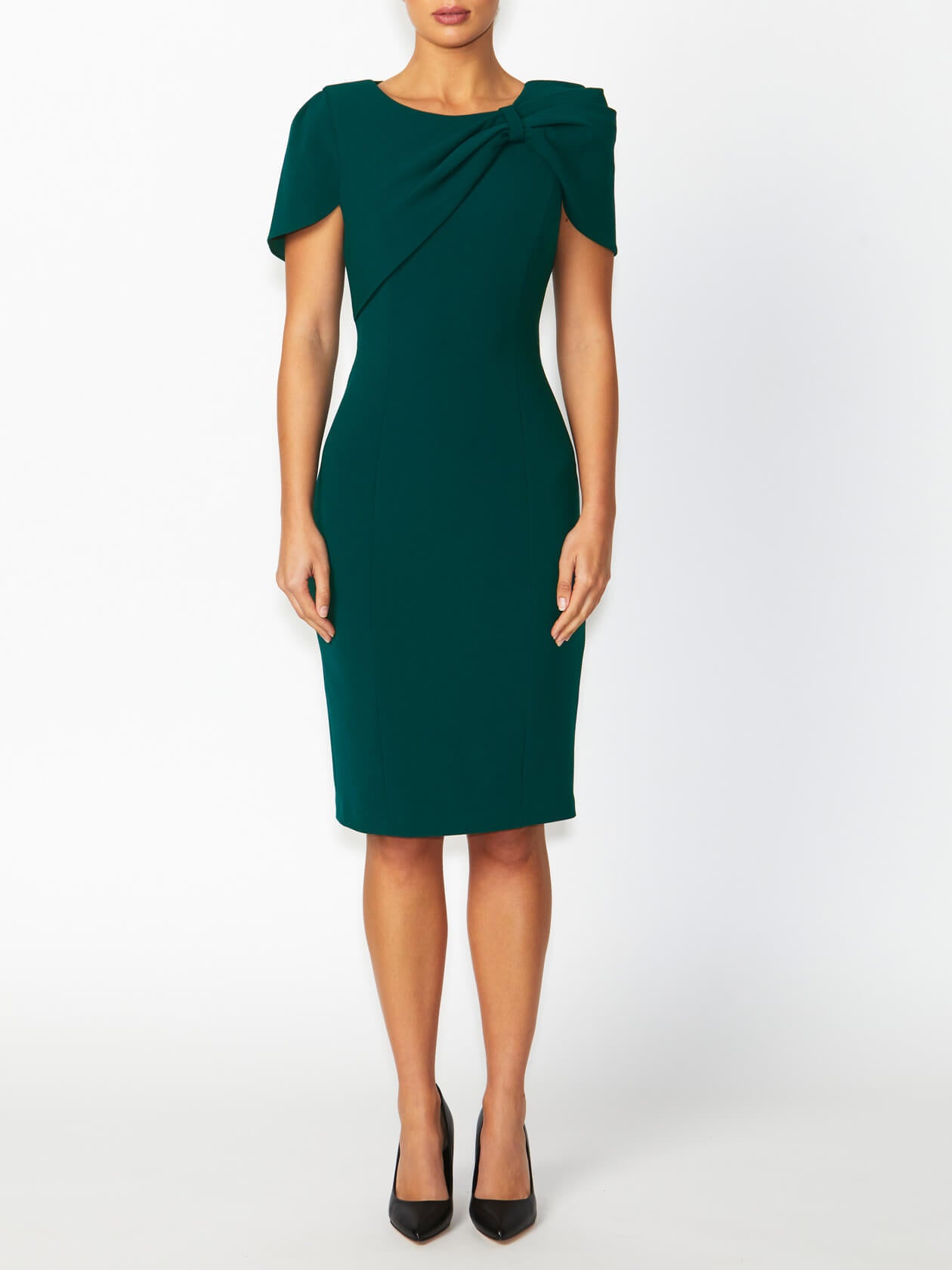 Juno Dark Teal Dress - Anthea Crawford product image