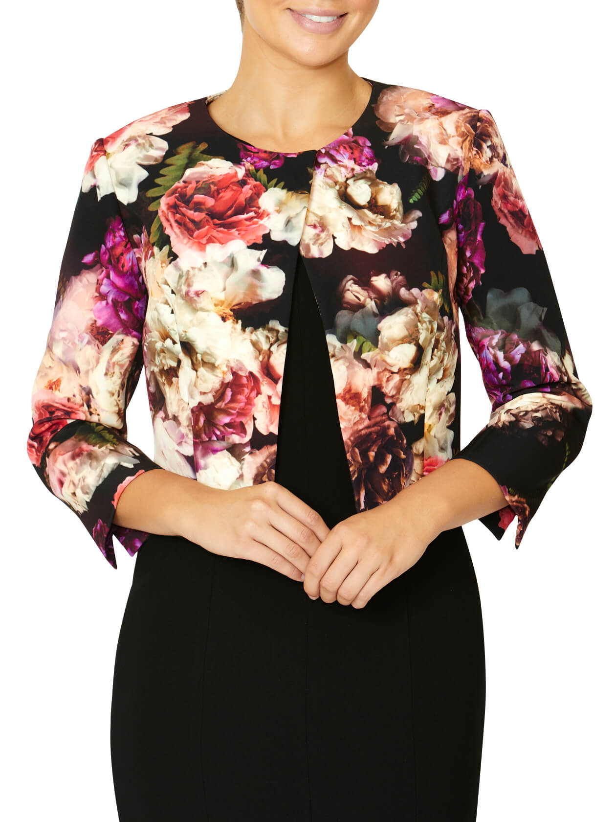 ZOE Auqa Floral Jacket – Victoria met Albert