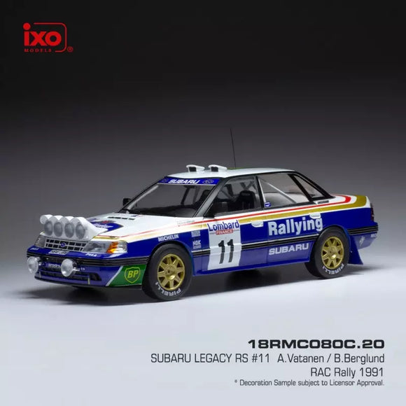 Subaru Legacy RS #11 Rallye Rac 1991 1/18 IXO 18RMC080C