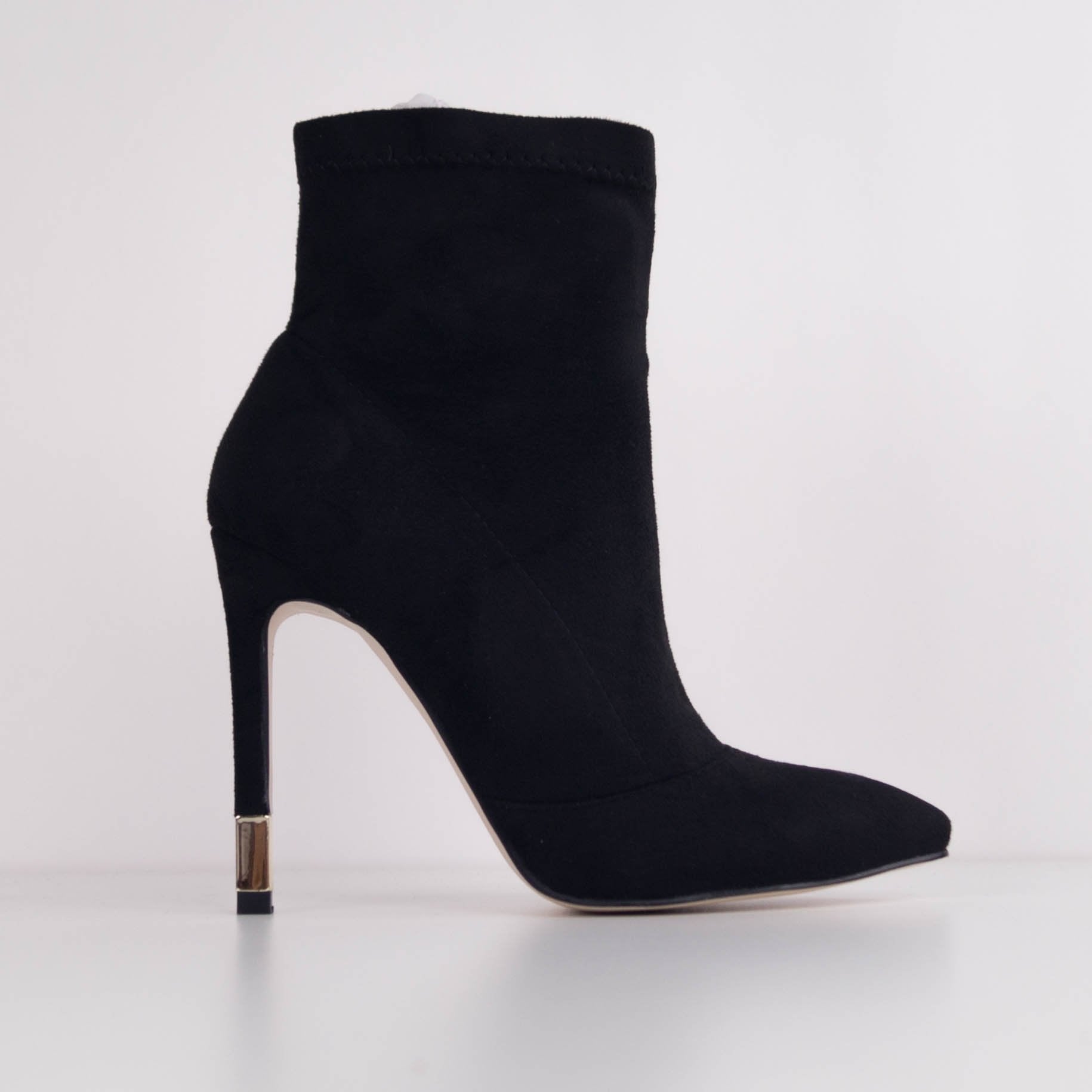 suede stiletto ankle boots