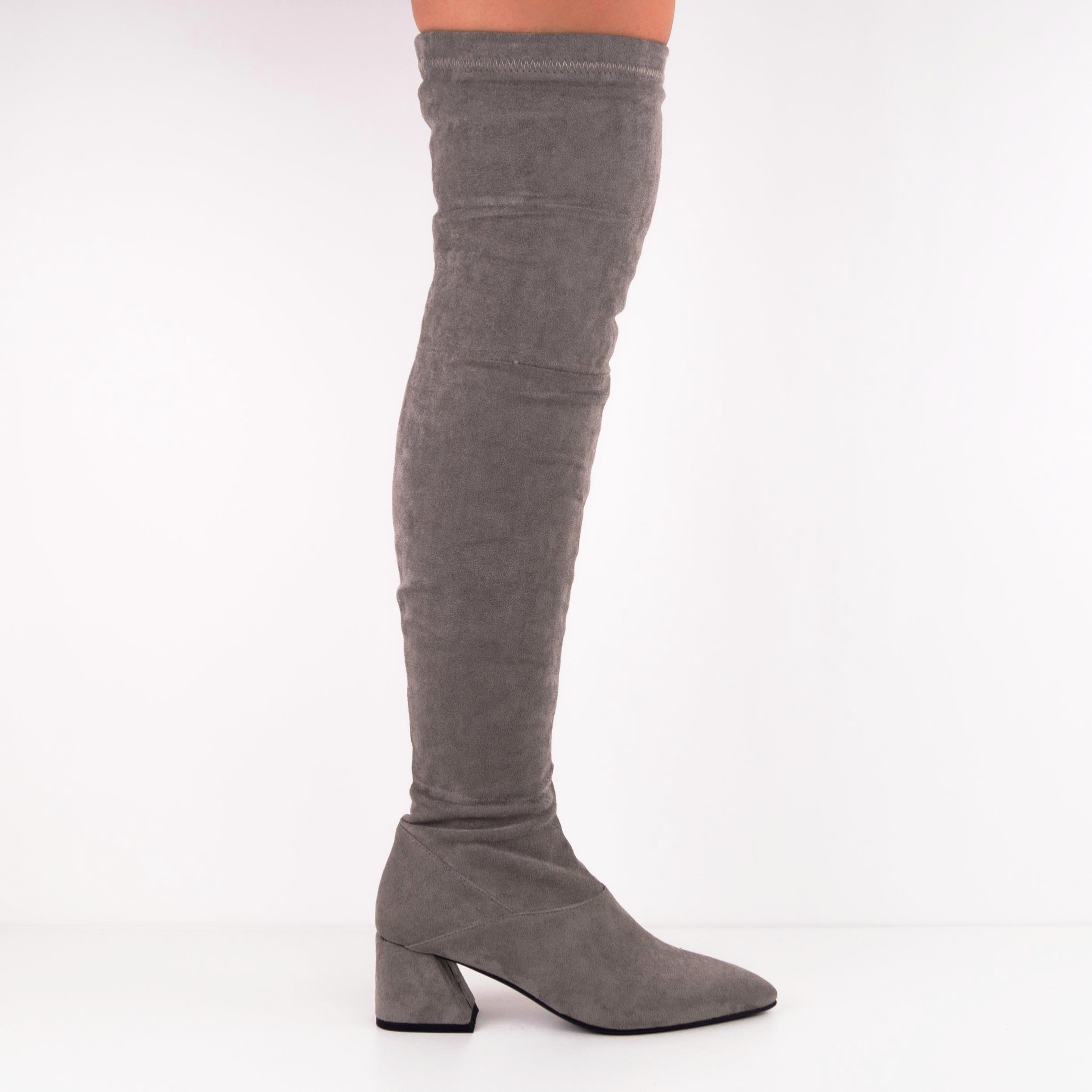 FAITH Suede Over-the-knee Boots with 