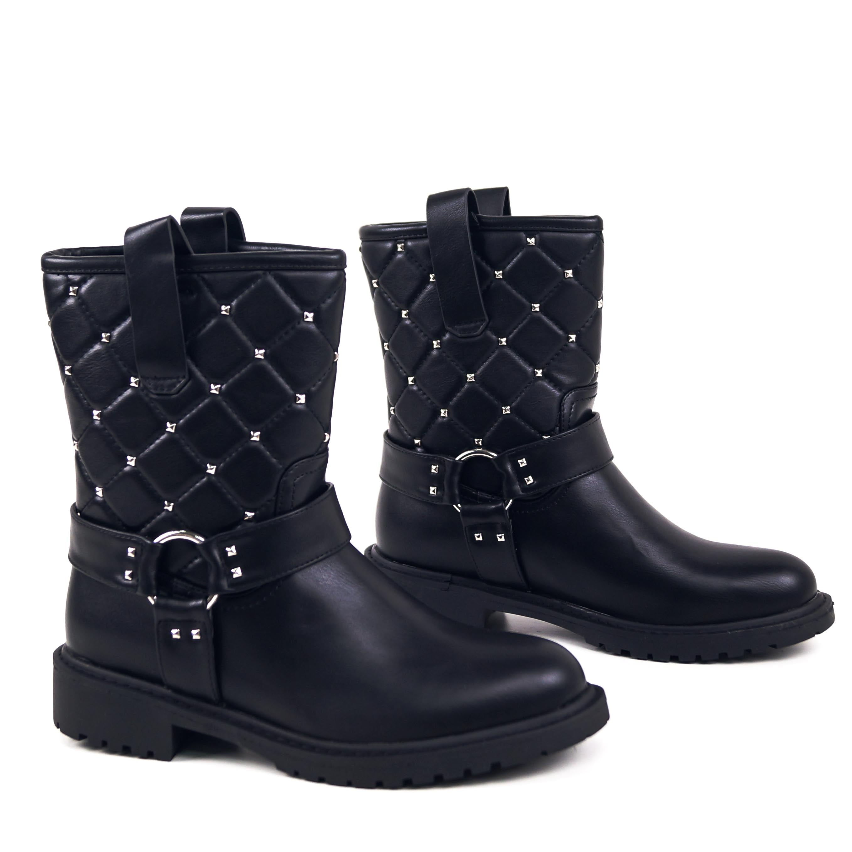 biker boots studs