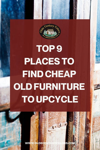 Best Places To  Find Cheap  Old Furniture  To Upcycle