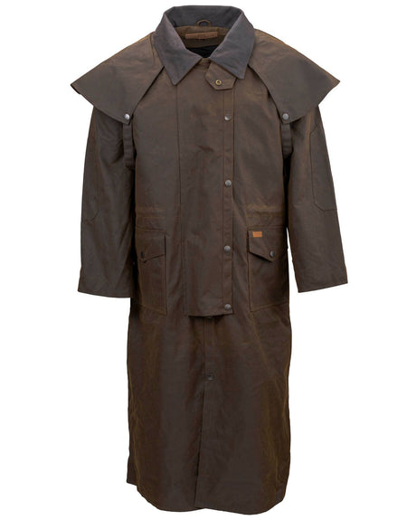 Black Australian Outback Long Duster Jacket