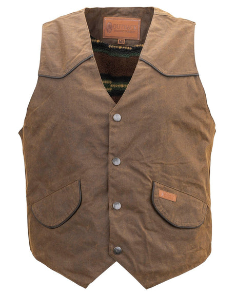 Flannel Hunting Fishing Vest – Branded Lion Brown khaki blue Aqua