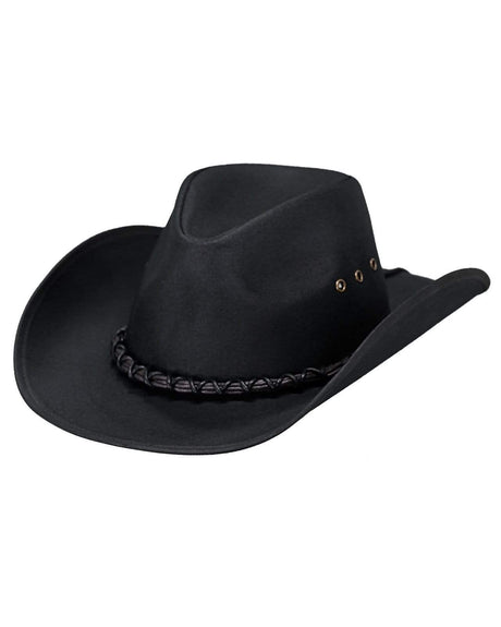 Leather HAT 【oZtrALa】 Australian Outback Western Cowboy Men