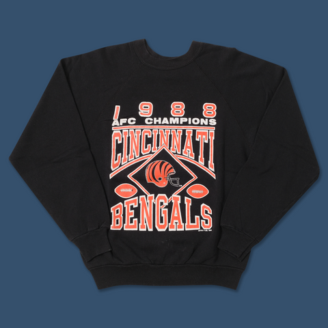 Cincinnati Bengals Vintage Crewneck Sweatshirt AFC Champions 1988 at Double Double Vintage